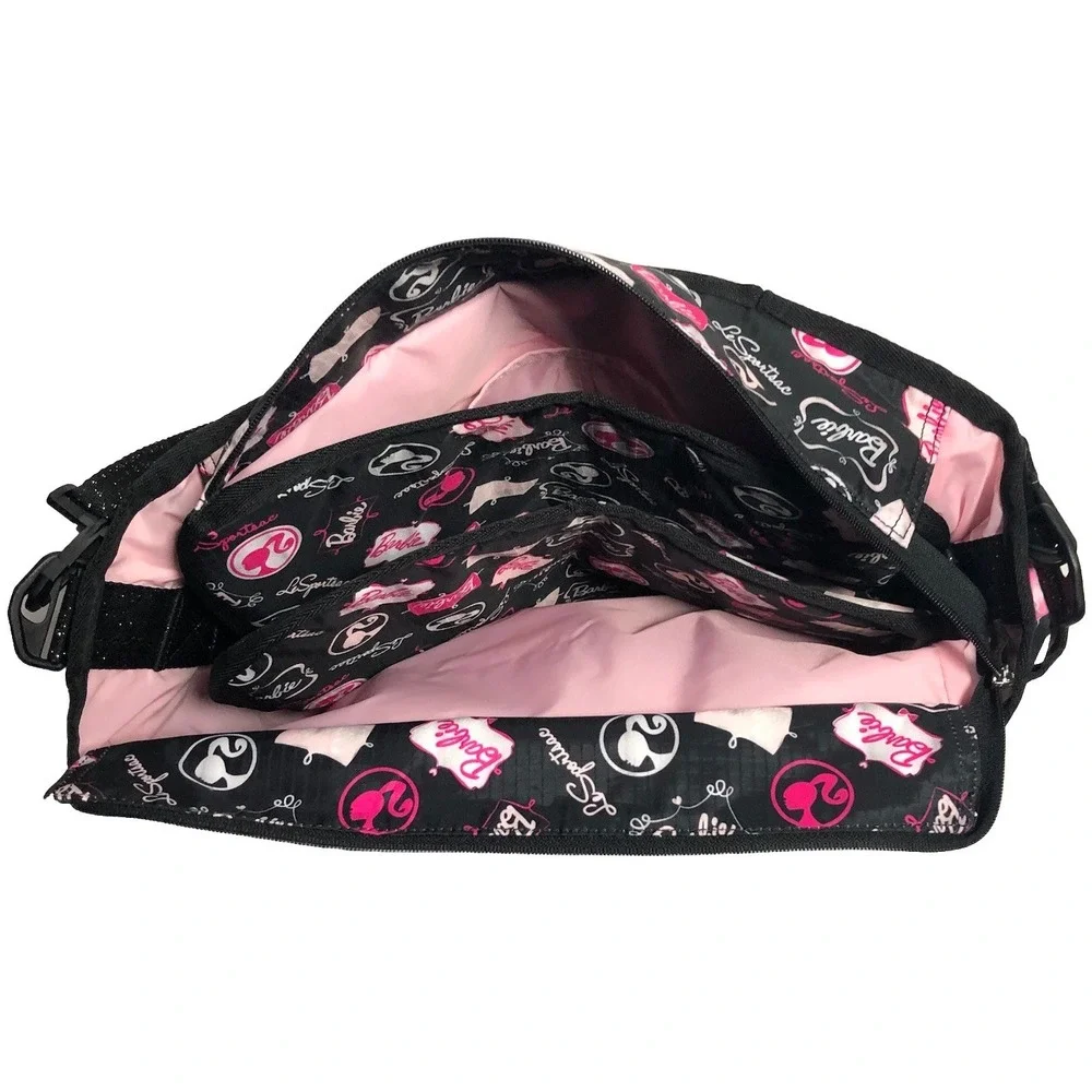 LeSportsac Barbie Sparkle Ryan Baby Bag Diaper Bag Changing‎ Pad 7532 K151 Black